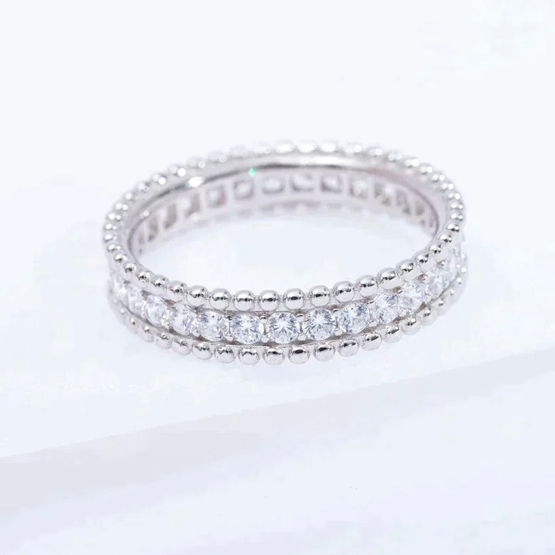 [⭐⭐JeweliWhal]PERLEE DIAMANT-SILBERRING