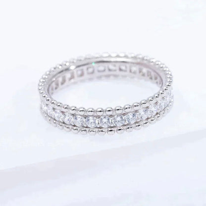 [⭐⭐JeweliWhal]PERLEE DIAMANT-SILBERRING