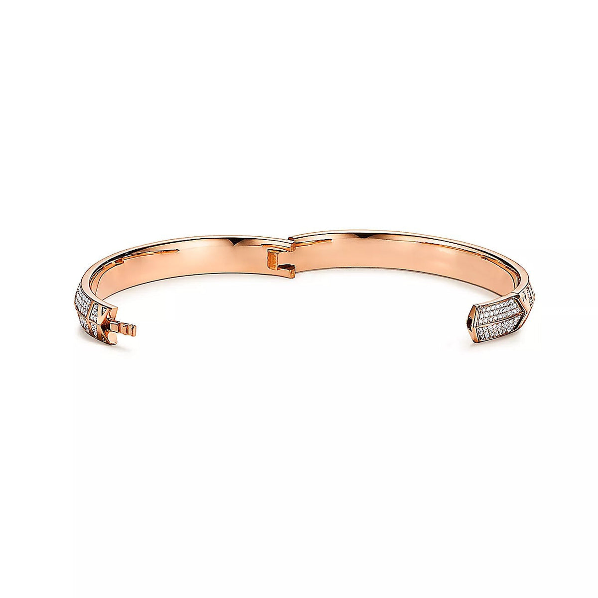 [JeweliWhal]ATLAS X PINK GOLD DIAMOND PAVED BRACELET