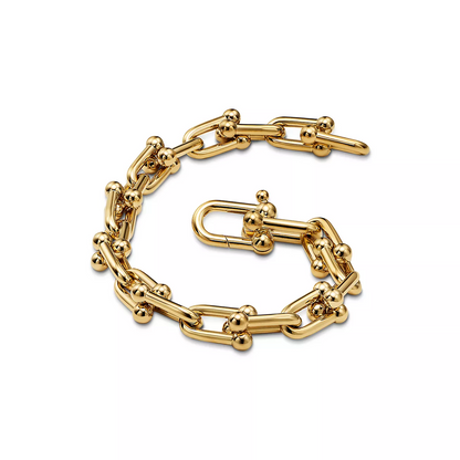[JeweliWhal]HARDWEAR MEDIUM LINK 20 MOTIF GOLD BRACELET