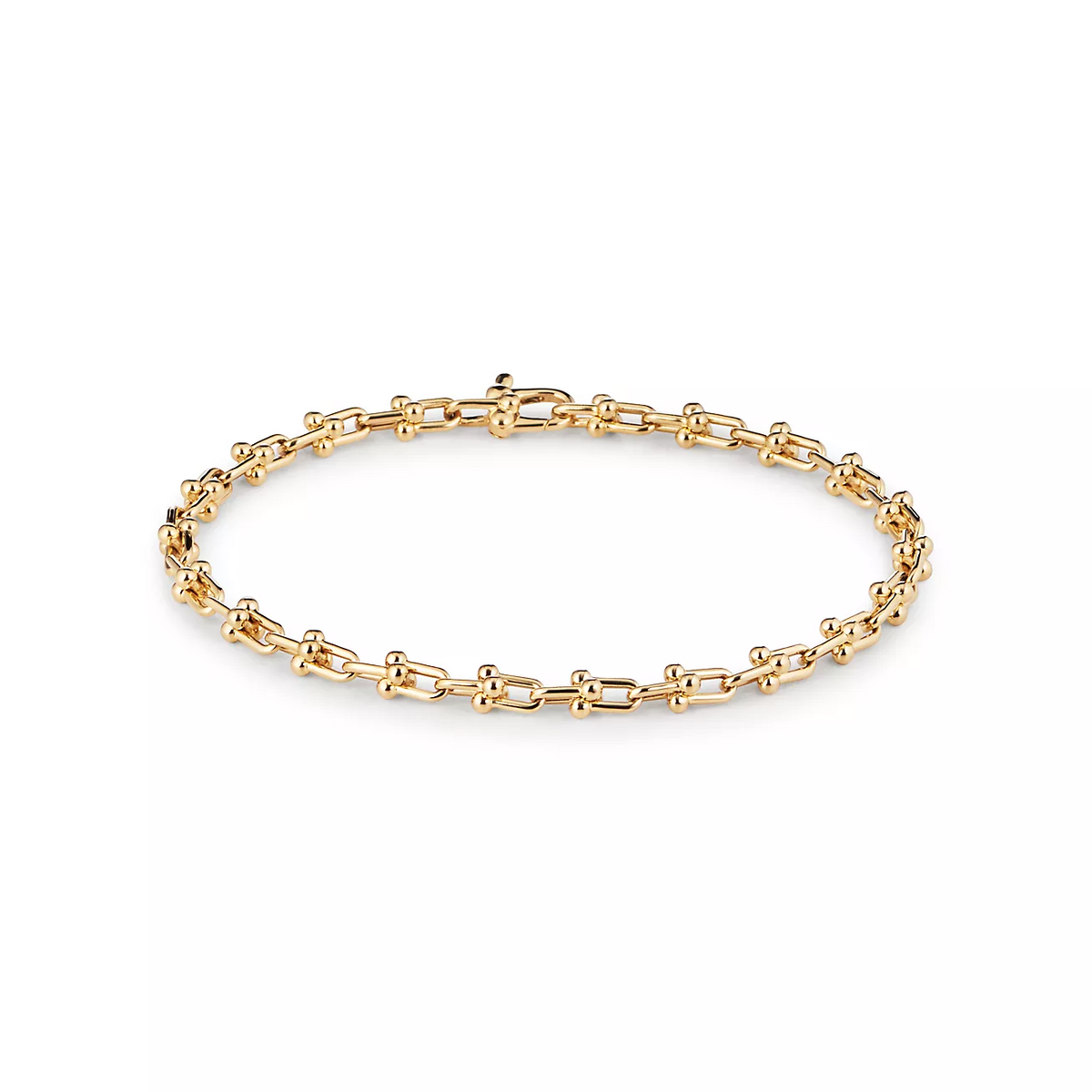 [JeweliWhal]HARDWEAR MICRO LINK 44 MOTIF GOLD BRACELET