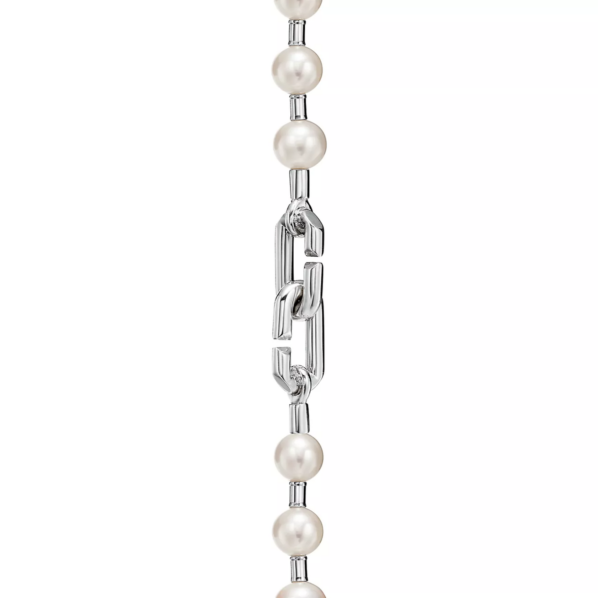 [JeweliWhal]PEARL LOCK SILVER BRACELET