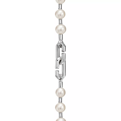 [JeweliWhal]PEARL LOCK SILVER BRACELET