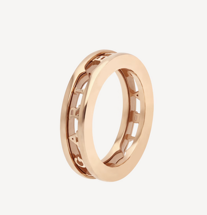 [⭐⭐JeweliWhal]ZERO 1 ONE-BAND WITH OPENWORK LOGO SPIRAL RING