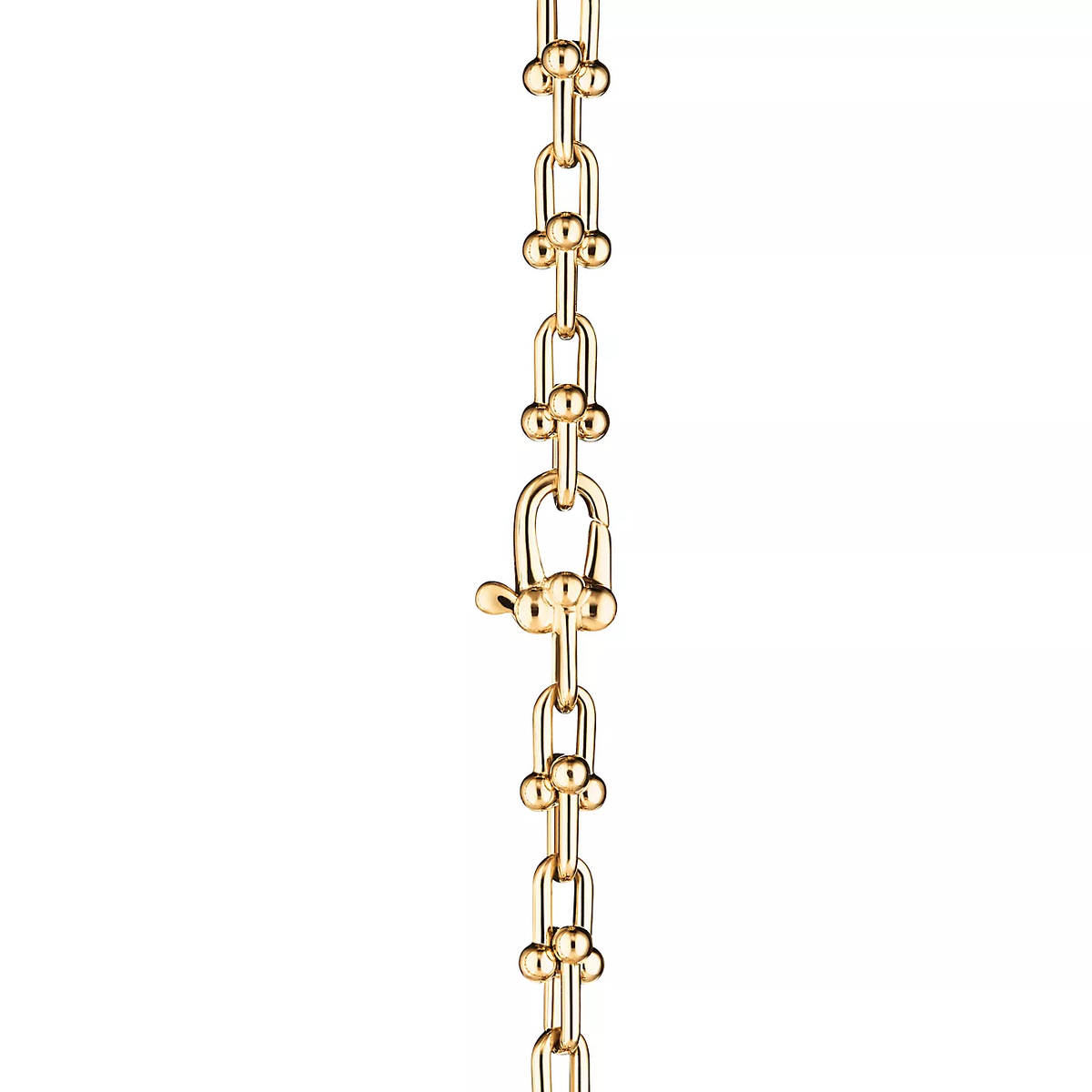 [JeweliWhal]HARDWEAR MICRO LINK 44 MOTIF GOLD BRACELET