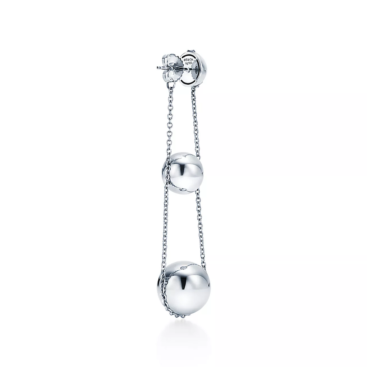 [JeweliWhal]TRIPLE DROP SILVER EARRINGS