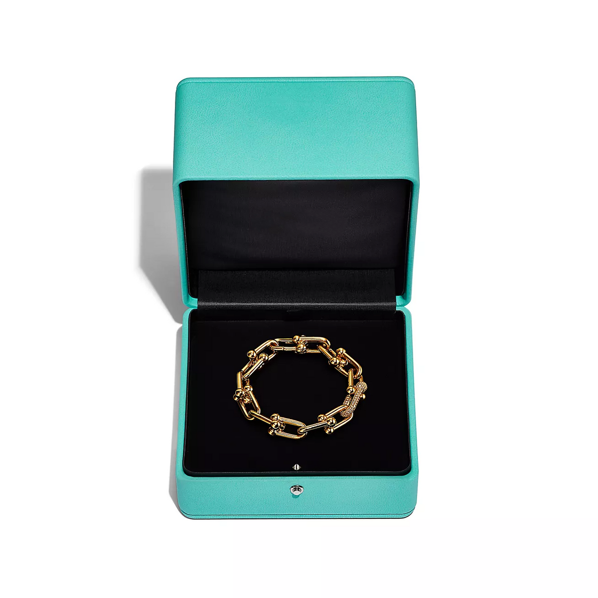 [JeweliWhal]HARDWEAR LARGE LINK GOLD DIAMOND BRACELET