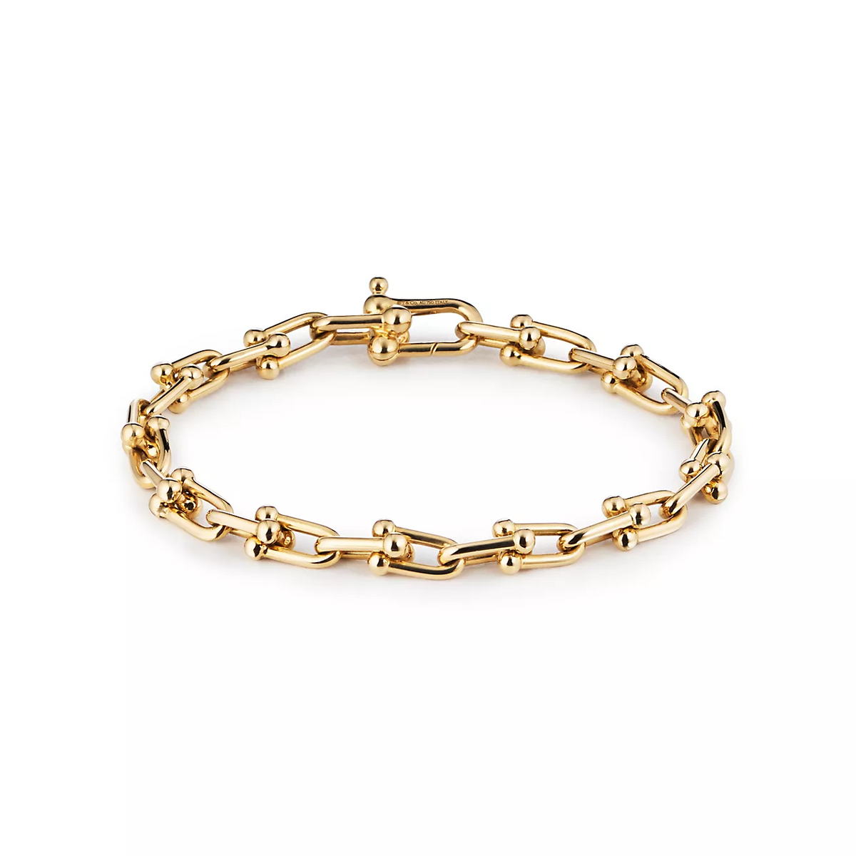 [JeweliWhal]HARDWEAR SMALL LINK 26 MOTIF GOLD BRACELET