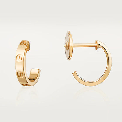 [⭐⭐JeweliWhal]LIEBES-OHRRINGE 2,65 MM ROSÉGOLD