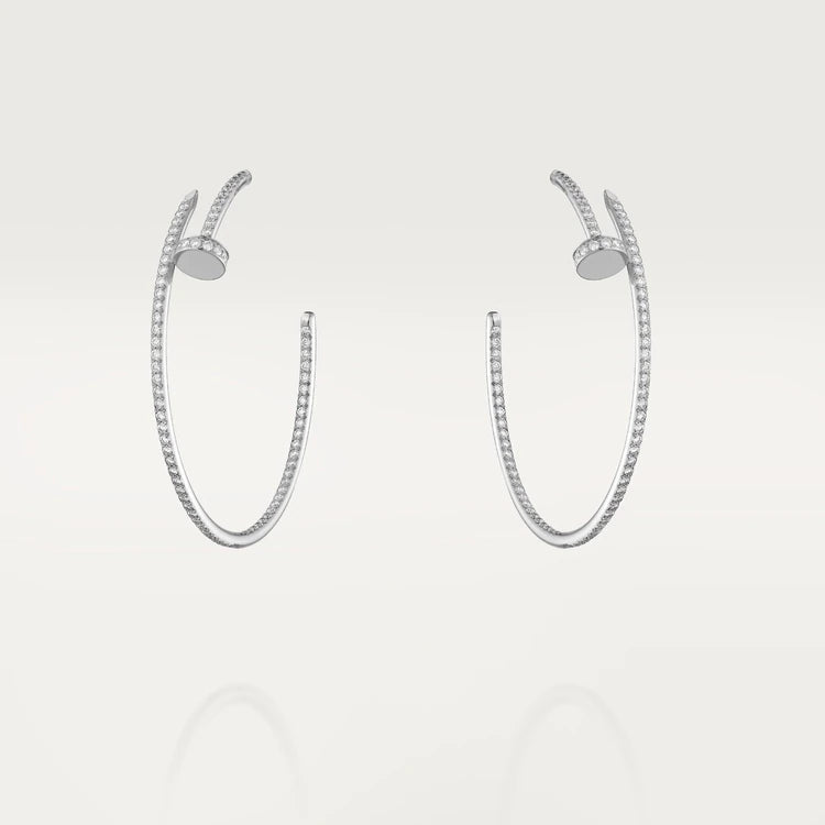 [⭐⭐JeweliWhal]JUSTE EARRINGS FULL DIAMONDS 1.8MM