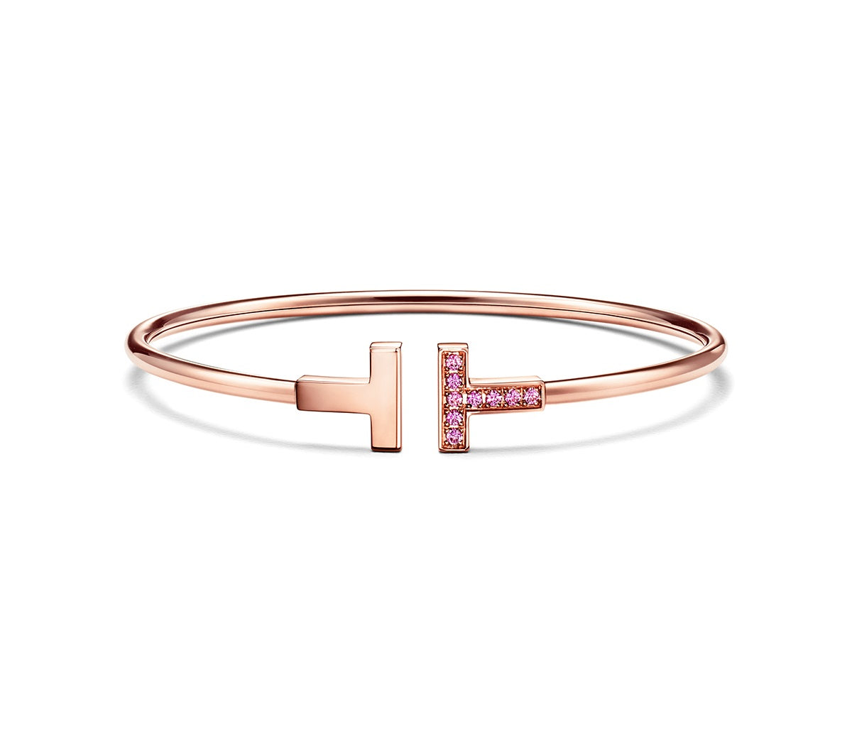 [JeweliWhal]T PINK GOLD PINK DIAMOND BRACELET
