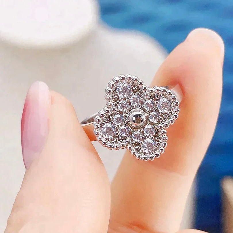 [⭐⭐JeweliWhal]CLOVER DIAMOND RING