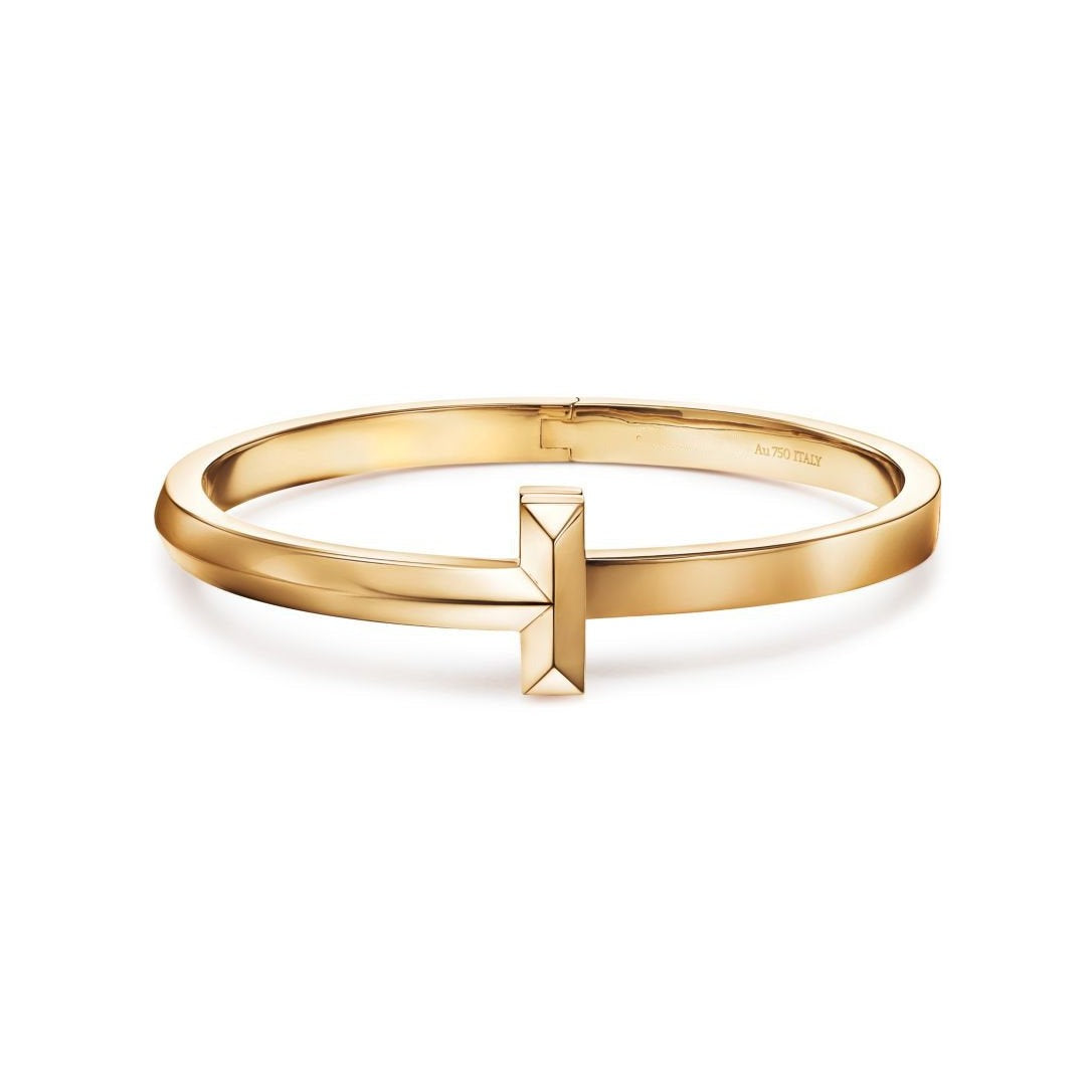 [JeweliWhal]T1 WIDE HINGED BANGLE BRACELET