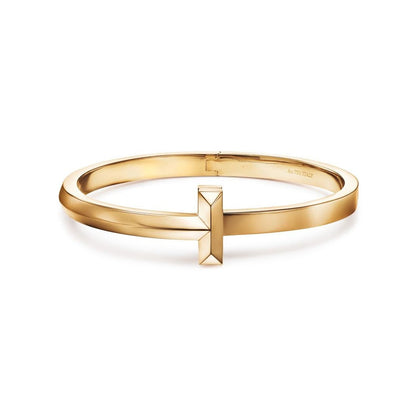 [JeweliWhal]T1 WIDE HINGED BANGLE BRACELET