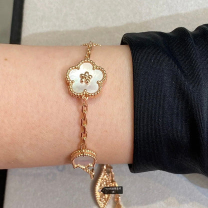 [⭐⭐JeweliWhal]GLÜCKS-FRÜHLING 5-MOTIV-ARMBAND