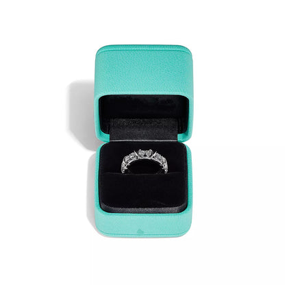 [JeweliWhal]SIXTEEN STONE SILVER RING