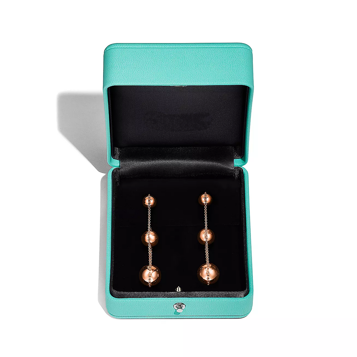 [JeweliWhal]TRIPLE DROP PINK GOLD EARRINGS