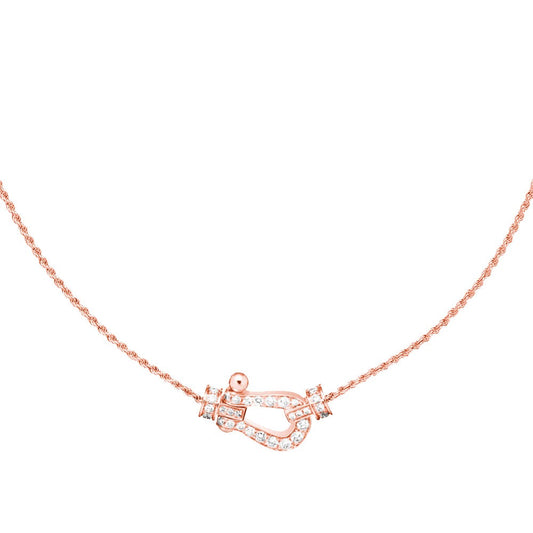 [⭐⭐JeweliWhal]FORCE 10 PINK GOLD DIAMOND NECKLACE