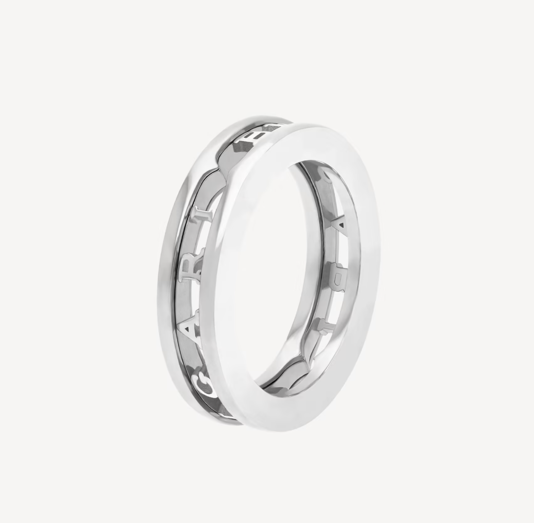 [⭐⭐JeweliWhal]ZERO 1 ONE-BAND WITH OPENWORK LOGO SPIRAL RING