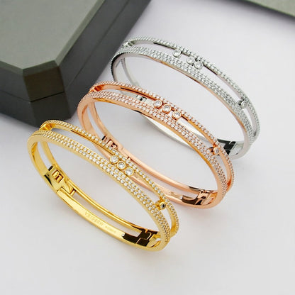 [⭐⭐JeweliWhal]Move Romane pavé bangle