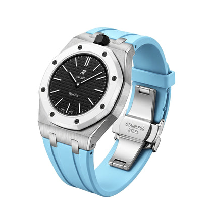 Royal Oak Pop Exklusives Stahlgehäuse & Silikonarmband mit Halterung