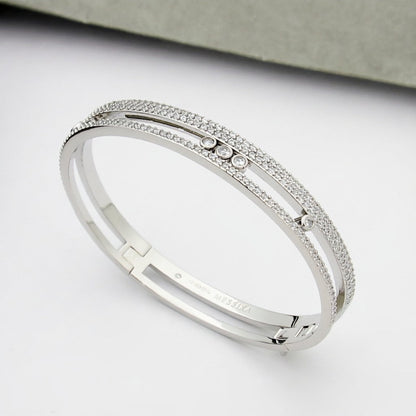 [⭐⭐JeweliWhal]Move Romane pavé bangle