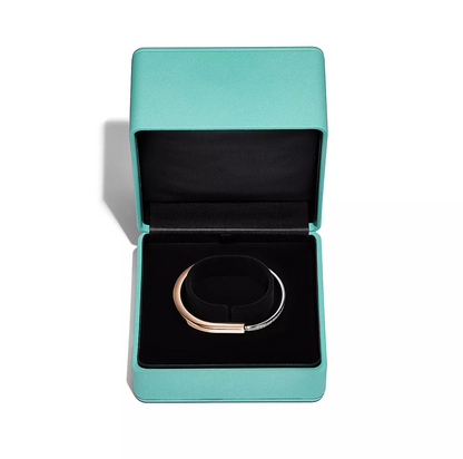 [JeweliWhal]LOCK BRACELET ROSE AND WHITE GOLD DIAMOND