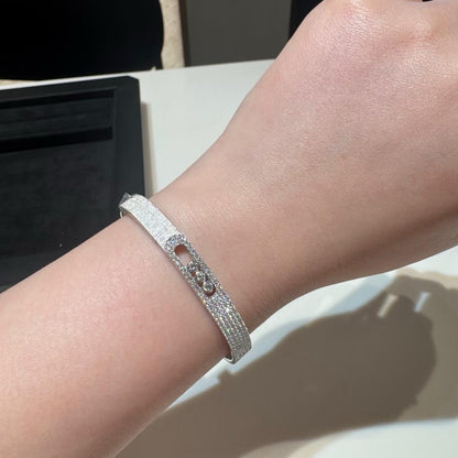 [⭐⭐JeweliWhal]Move Noa Ciselé half pavé bangle