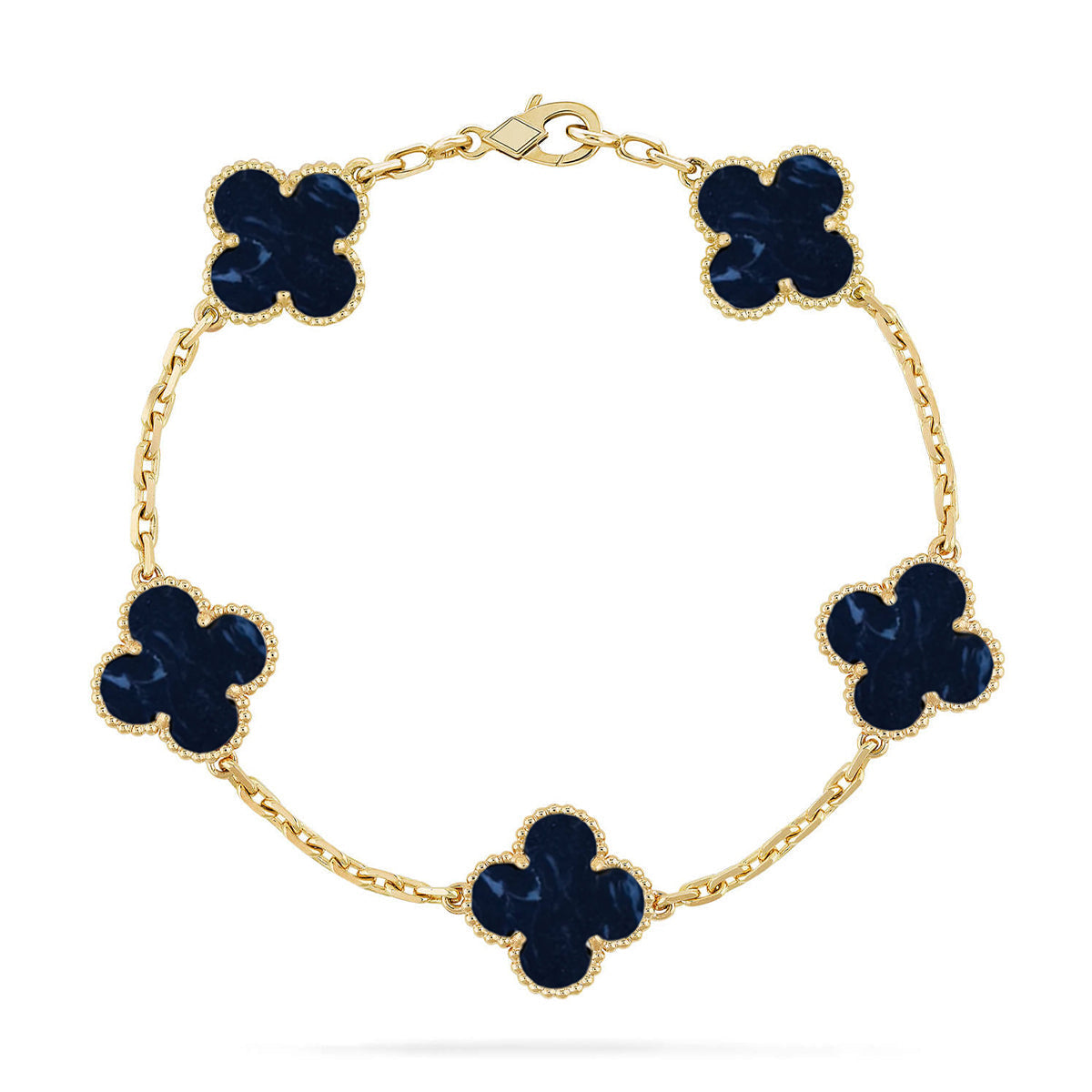[⭐⭐JeweliWhal]CLOVER 5 MOTIF PIETERSITE BRACELET COLLECTION