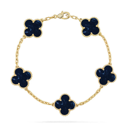 [⭐⭐JeweliWhal]CLOVER 5 MOTIF PIETERSITE BRACELET COLLECTION