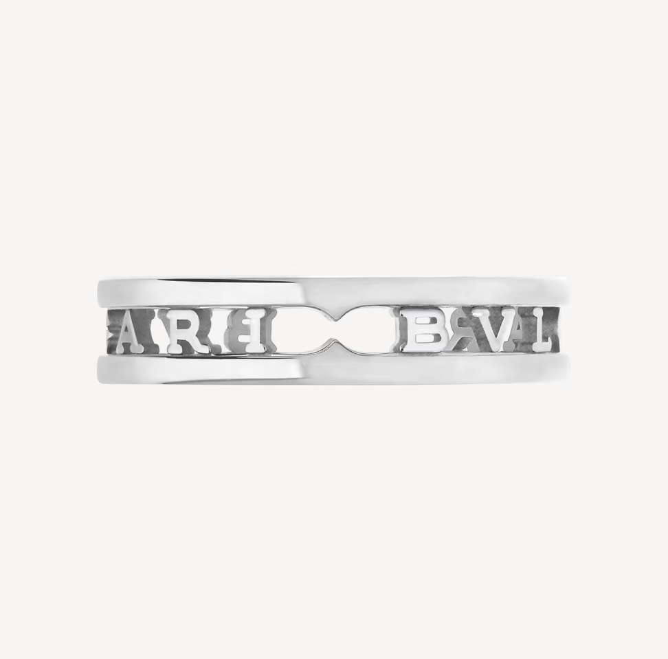 [⭐⭐JeweliWhal]ZERO 1 ONE-BAND WITH OPENWORK LOGO SPIRAL RING