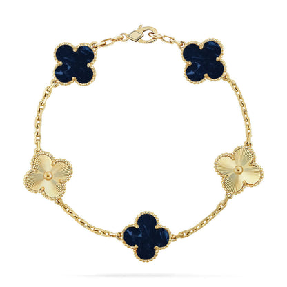 [⭐⭐JeweliWhal]CLOVER 5 MOTIF PIETERSITE BRACELET COLLECTION