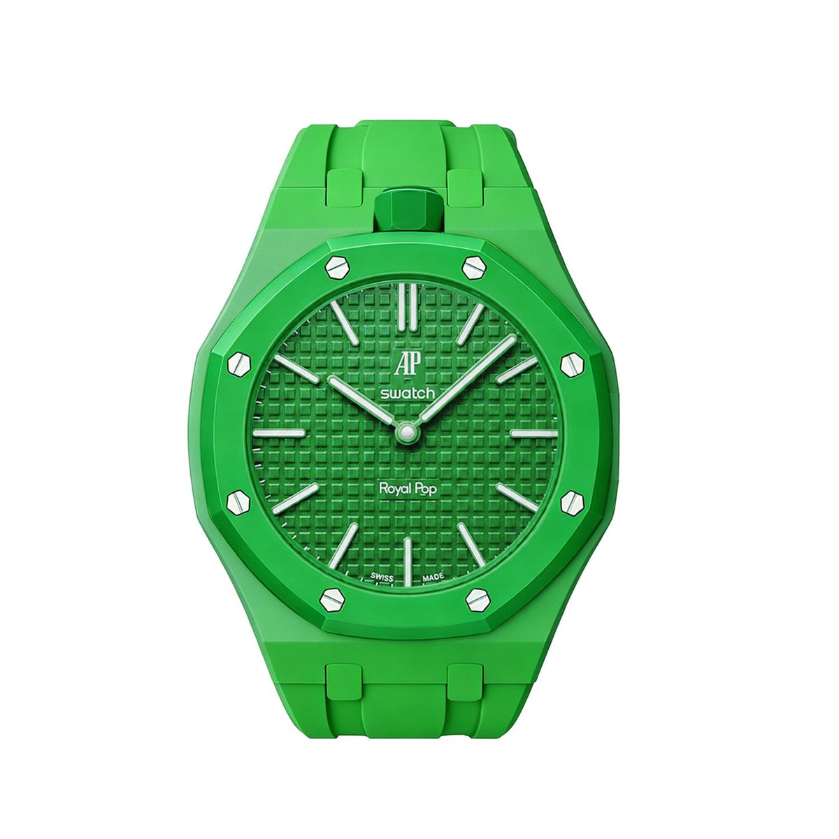 Oak Pop Exklusives Grünes Silikonarmband