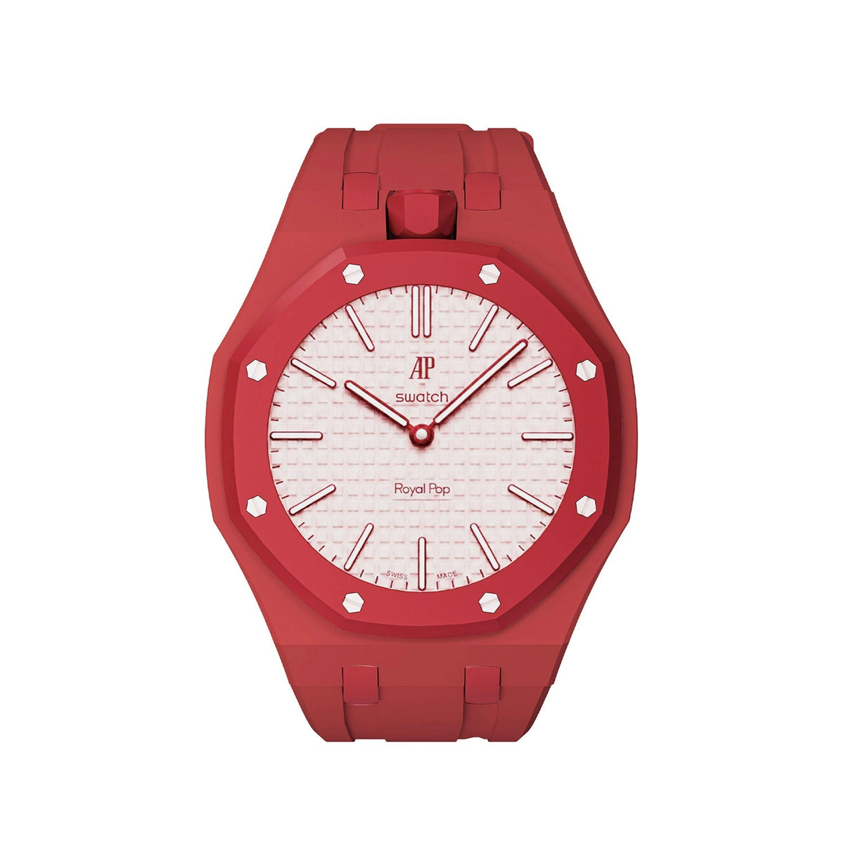 Oak Pop Exklusives rotes Silikonarmband