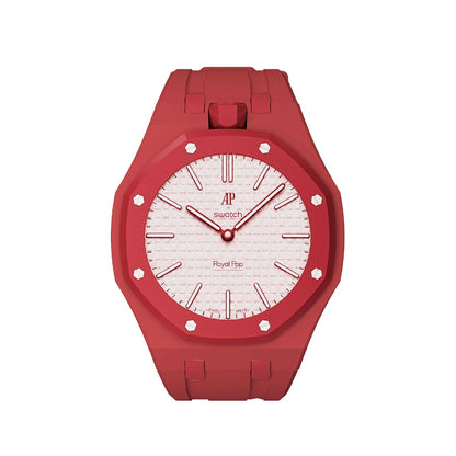 Oak Pop Exklusives rotes Silikonarmband