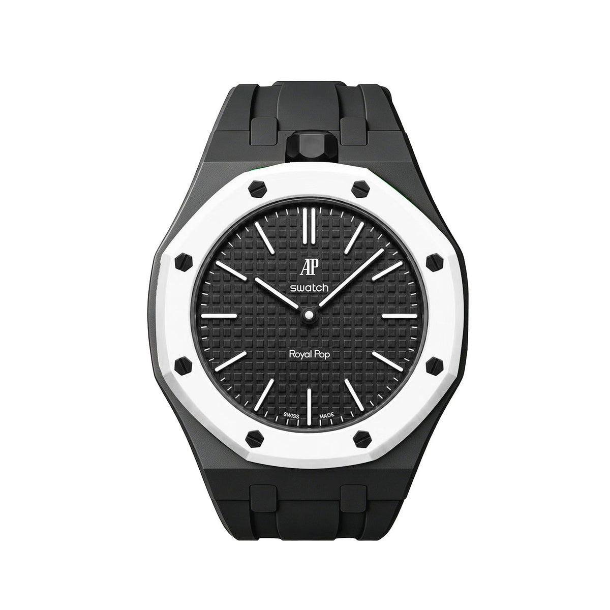 Oak Pop Exklusives schwarzes Silikonarmband