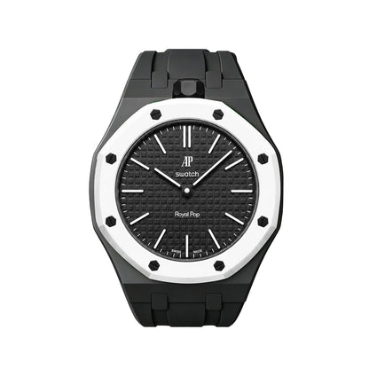 Oak Pop Exklusives schwarzes Silikonarmband