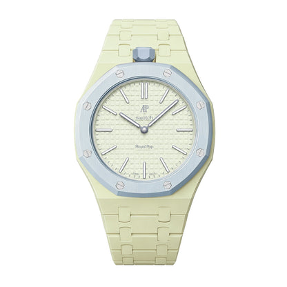Oak Pop Exklusiver Cremegelber Bioceramic Armband