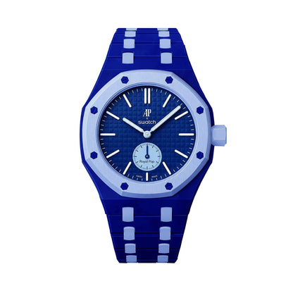 Oak Pop Exclusive Dunkelblauer und hellblauer Biokeramik-Armband