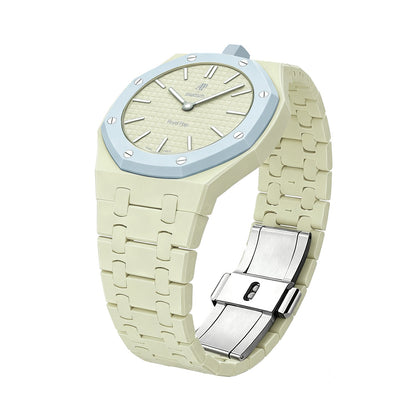 Oak Pop Exklusiver Cremegelber Bioceramic Armband