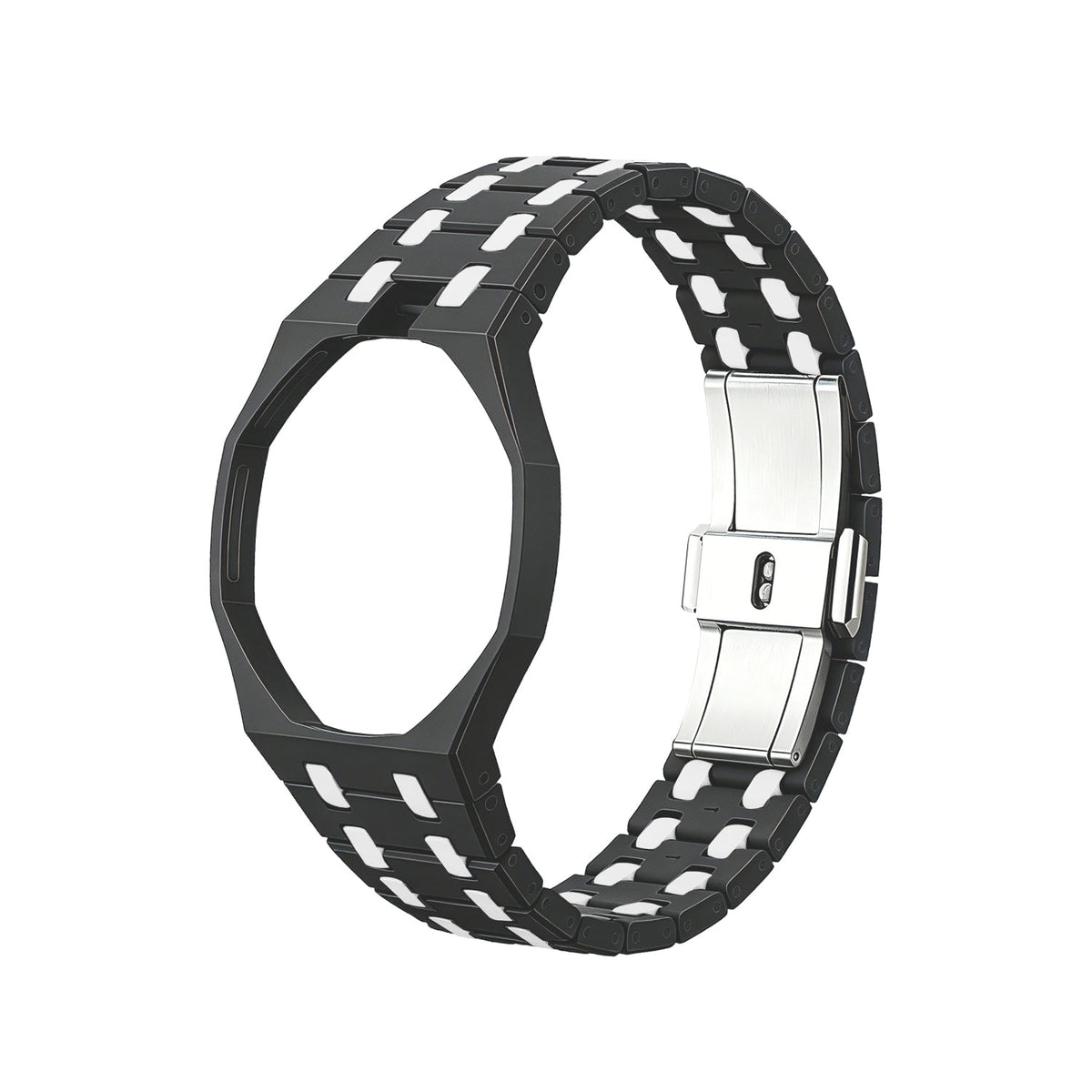 Oak Pop Exklusives schwarz-weißes Bioceramic-Armband
