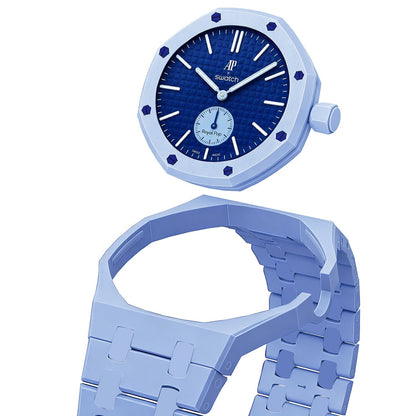 Oak Pop Exklusives hellblaues Bioceramic Armband
