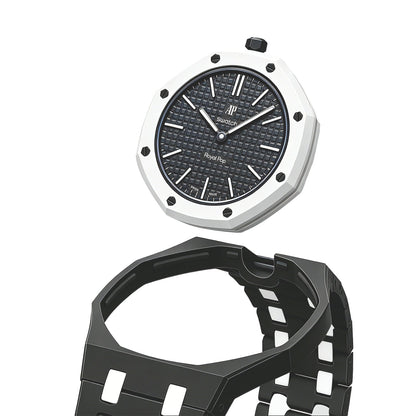 Oak Pop Exklusives schwarz-weißes Bioceramic-Armband
