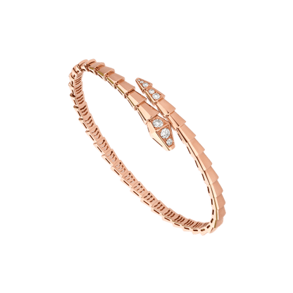 [⭐⭐JeweliWhal]SERPENTI BRACELET DIAMONDS PINK GOLD