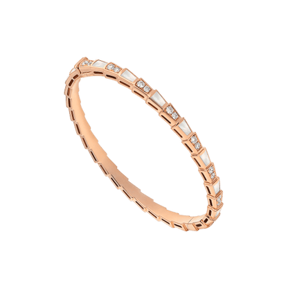 [⭐⭐JeweliWhal]SERPENTI BRACELET PINK GOLD MOP DIAMOND