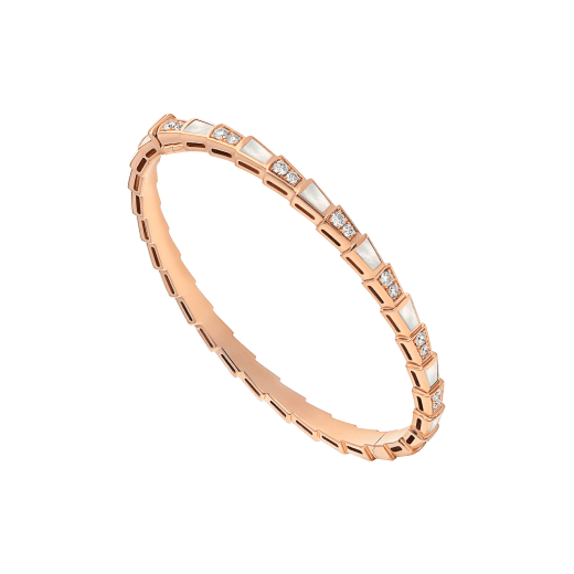 [⭐⭐JeweliWhal]SERPENTI ARMBAND ROSÉGOLD PERLMUTT DIAMANT