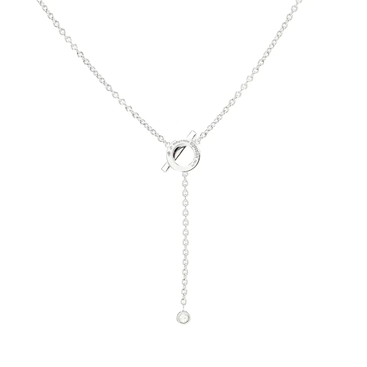 [⭐⭐JeweliWhal]FINESSE SILVER DIAMOND NECKLACE