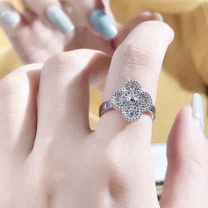 [⭐⭐JeweliWhal]CLOVER DIAMOND RING