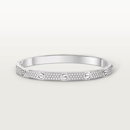 [⭐⭐JeweliWhal]LIEBESARMBAND 4,8 MM MIT DIAMANT-PAVÉ