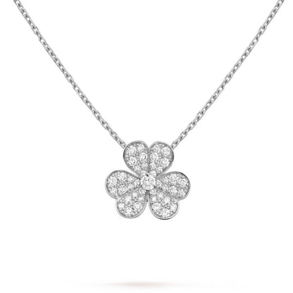 [⭐⭐JeweliWhal]CLOVER DIAMOND NECKLACE SILVER